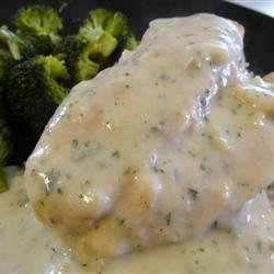 Broiled Chicken with Roasted Garlic Sauce recipe