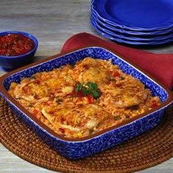Fiesta Chicken and Rice Bake recipe