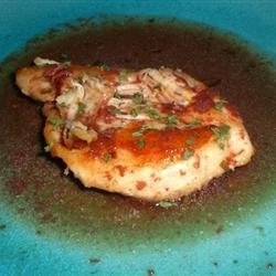Port And Mushroom Sauce Chicken recipe