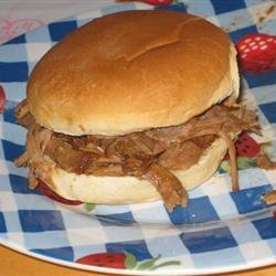 Slow Cooked Pork Barbeque recipe