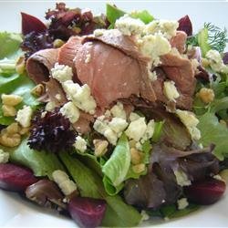 Steak and Spinach Salad recipe