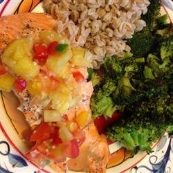 Salmon with Fruit Salsa recipe