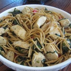 Spinach Garlic Pasta recipe