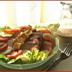 Southwestern BBQed Pork (Or Chicken) Salad recipe