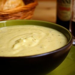 St. Patrick's Day Potato Soup With Pesto recipe