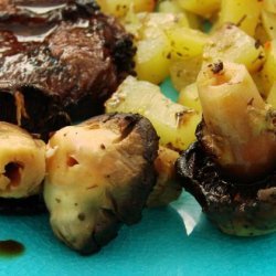 Grilled Marinated Mushrooms recipe