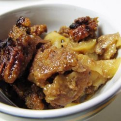 Bread Pudding With Apples, Pecans and Raisins recipe