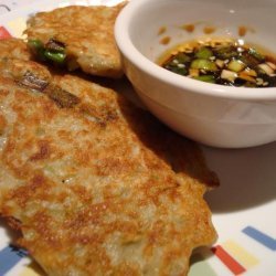 Chinese Latkes with Tangy Dipping Sauce recipe