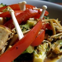 Green Tea and Tamarind-Marinated Tofu With Vegetables recipe