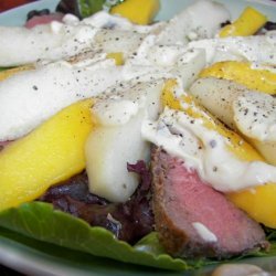 Beef, Mango & Pear Salad recipe