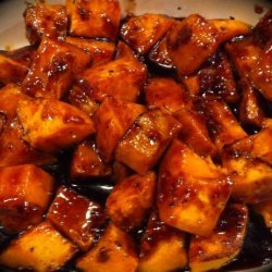 Roasted Sweet Potatoes With Orange Marmalade and Balsamic Glaze recipe
