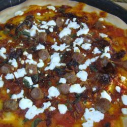 Porker Pizza With Goat Cheese recipe
