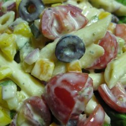 Zesty Greek Pasta Salad recipe