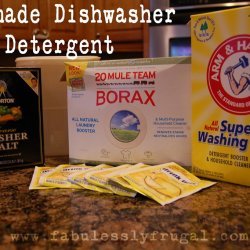 Homemade Dishwashing Detergent recipe
