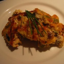 Zucchini Prosciutto and Tomato Slice recipe