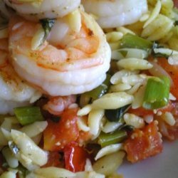 Garlic Shrimp and Orzo Salad recipe