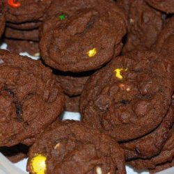 Outrageously Chocolaty Quadruple Brownie Cookies recipe