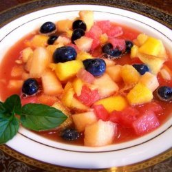 Icy Cold Summer Fruit Soup recipe