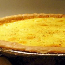 Egg Custard Pie recipe