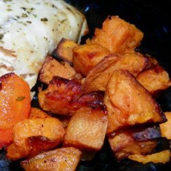Coconut Oil Roasted Sweet Potatoes recipe