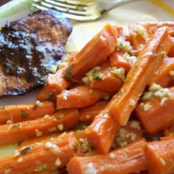 Steamed Carrots With Garlic-Ginger Butter (Weight Watcher Friend recipe