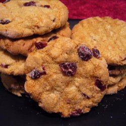 Macadamia Butter/Cranberry Cookies recipe