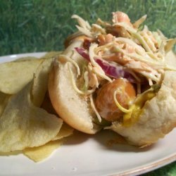 Cole Slaw on Hot Dogs recipe