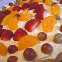 Stacey's Creamy Fruit Pizza recipe