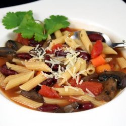 Red Bean Stew With Pasta (Pasta Fagioli) recipe