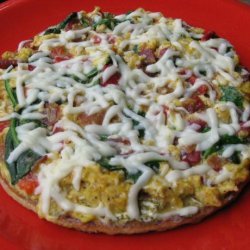 Spinach Scrambler Pizza recipe