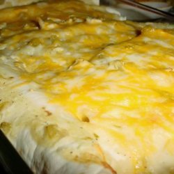 Homemade Chicken Cheese Enchiladas recipe