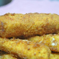 Fried Mozzarella Cheese Sticks recipe