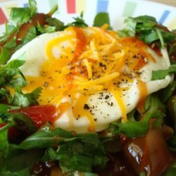 Fried Eggs With Kansas City-Style Barbecue Sauce for 1 recipe