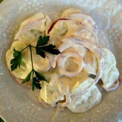 Cajun Cucumber and Onion Salad recipe