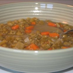 Green Split Pea Curry Soup recipe