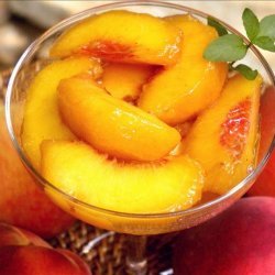 Peaches in Sauternes recipe