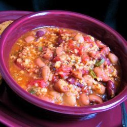 Low Fat Chili Made With Fat-Free Ground Turkey, 210 Calories Per recipe