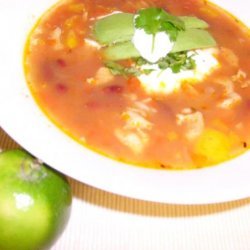 Lime Soup With Chicken recipe