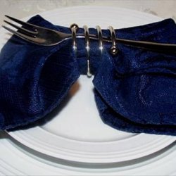 Bow Fold -- Serviette/Napkin Folding recipe