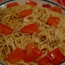 So Easy Ricotta and Fettuccine With Tomatoes recipe