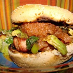 Citrus-Stacked Pork Burger recipe