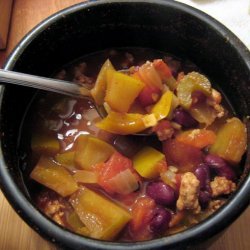 Chocolate Chili with Apples recipe