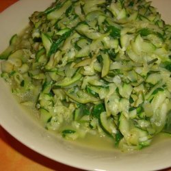 Sauteed Zucchini and Arugula recipe