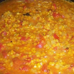 Spiced Tomato and Red Lentil Soup recipe