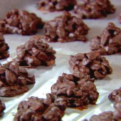 Chocolate Covered Cranberry and Almond Bunches recipe