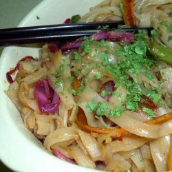 Sweet & Hot Asian Noodles recipe
