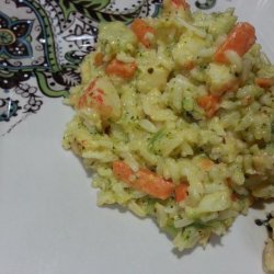 Crab & Rice Primavera recipe