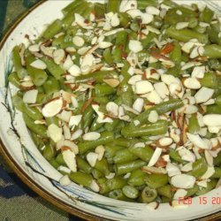 Vanilla Green Beans Almondine recipe