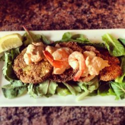Fried Green Tomatoes With Shrimp Remoulade recipe