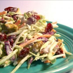 Easy Broccoli-Cranberry Holiday Slaw recipe